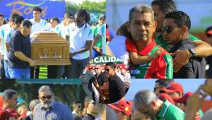 ¡Triste y desgarrador! Así fue el último adiós de Orinson Amaya en su amado estadio Yankerl Rosenthal de San Pedro Sula. FOTOS: Moisés Valenzuela | Neptalí Romero | Mauricio Ayala.