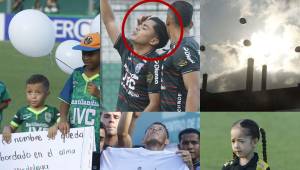 ¡Conmovedor adiós a Orinson Amaya! La directiva le rindió tributo al presidente, los niños elevaron globos y los futbolistas verdes le dedicaron la victoria. FOTOS: NEPTALÍ ROMERO.