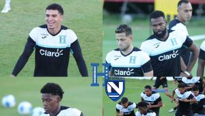 EL LENTE DIEZ: Baja sensible en el primer entreno de Honduras, los rostros nuevos de la Bicolor y esto pasó con Dereck Moncada y Yío Puerto. FOTOS: DAVID ROMERO.