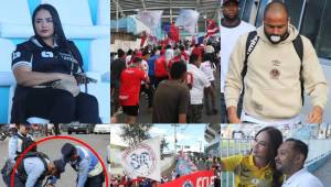 Hermosas aficionadas engalanan el Estadio Nacional, la Ultra Fiel puso el ambiente en la previa y la Policía Nacional capturó a aficionado en la previa del Olimpia vs Real España. (FOTOS: David Romero y Estalin Irías)