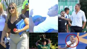 NO SE VIO EN TELEVISIÓN: El reclamo de Medina al árbitro, el argentino se calentó con aficionado, las nenas bellas del Marathón y celebración a lo Cristiano. FOTOS: Moisés Valenzuela | Mauricio Ayala.