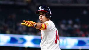 Mauricio Dubón está viviendo su primera temporada con los Bravos de Atlanta. Foto Braves.