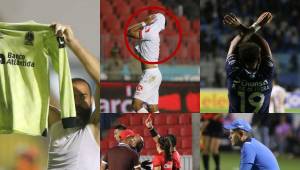 NO SE VIO EN TELEVISIÓN: Tristeza en Olimpia, la fiesta que hizo el Motagua con el gol de Rodrigo de Olivera y la polémica postal de Menjívar con la barra del Motagua. FOTOS: Estalin Irías | David Romero.