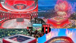 La Liga Deportiva Alajuelense de Costa Rica anunció la construcción de su nuevo estadio, el cual pasará a ser uno de los mejores y más lujosos en Centroamérica. Estas son las imágenes del recinto que fue anunciado. Foto: Cortesía redes Alajuelense