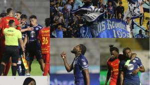 NO SE VIO EN TELEVISIÓN: Tristeza en el Motagua, la bronca de Cristopher Meléndez, la afición del Ciclón pidió la salida de Javier López y fiesta aurinegra. FOTOS: David Romero.