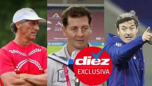 Pedro Troglio, Jesús Casas y Santi Denia, los tres candidatos a tomar el mando de la Selección de Honduras.