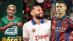 Se sigue moviendo el mercado de fichajes de la Liga Nacional y de los legionarios hondureños. Fotos DIEZ y cortesías.