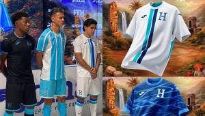 La Federación de Fútbol de Honduras presentó las nuevas camisetas de la Selección Nacional.