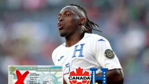 Alberth Elis no pudo ingresar a Canadá y se pierde juego clave de Honduras por la Nations League