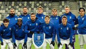 Luis Palma en el compromiso de este jueves 29 de febrero contra KuPS en Finlandia. Foto cortesía Lech Poznan.