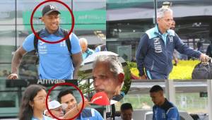 En imágenes: Así fue la llegada del primer pelotón de jugadores de Honduras en el Aeropuerto Internacional de Palmerola. FOTOS: ESTALIN IRÍAS.