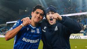 Luis Palma regresa al Lech Poznan y vuelve a destacar, tras la desazón de quedar fuera del Mundial con Honduras