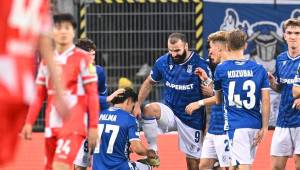 Luis Palma, titular con el Lech Poznán de Polonia en partido por la Conference League: ¿Qué pasó con el hondureño?