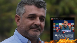 Diego Vázquez responde con mensaje irónico a sus críticos de la Selección de Honduras