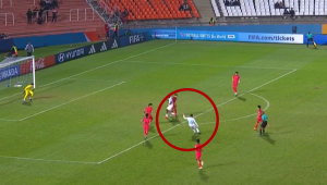 Isaac Castillo anota el segundo de Honduras en grosero error del portero de Corea del Sur en el Mundial Sub-20