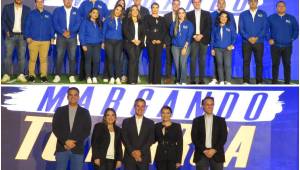 Ejecutivos de Tigo en el lanzamiento de la transmisión del Mundial FIFA 2026. Tigo transmitirá los 104 partidos del Mundial FIFA 2026 a través de Tigo Sports.