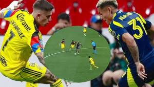 Andy Nájar fue gran protagonista disputando todo el encuentro donde eliminaron al América en el estadio Azteca. Foto: Concacaf