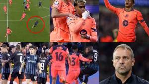 Barcelona fue perjudicado por el árbitro y el VAR en Bélgica; Lamine Yamal tuvo una noche mágica, pero no fue suficiente y el tremendo error que tiene molesto a Hansi Flick en Champions League.