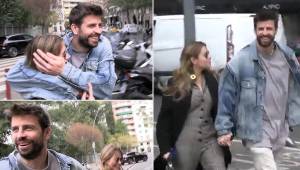 Piqué y Clara Chía se dejaron ver tomados de la mano en Barcelona cuando se dirigían a Kosmos.
