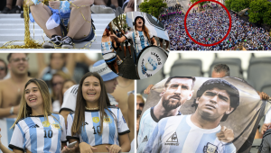 Hermosas chicas de Argentina, llantos de felicidad y calles repletas de aficionados albicelestes fueron parte de la fiesta en la previa del amistoso entre Argentina - Panamá.