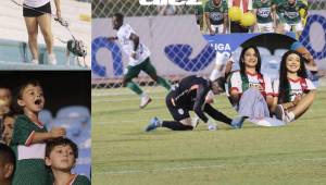Marathón y Platense se enfrentaron en un partidazo desarrollado en el estadio Olímpico por la jornada 5 de la Liga Hondubet. Fotos Neptalí Romero.