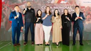 Con mucha emoción se realizó la presentación oficial: Visa, socio oficial de tecnología de pagos de la Copa Mundial de la FIFA 26™, y Banco Atlántida anunciaron la promoción “Con tus Tarjetas Visa Atlántida, vive la Copa Mundial de la FIFA 2026”, una iniciativa que permitirá a los tarjetahabientes del Banco para vivir de cerca la emoción del torneo futbolístico más grande del planeta.