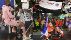 El Olimpia derrotó 1-0 en la gran final del torneo Apertura al Marathón para celebrar el título 40 con global de 3-2. Te presentamos las fotos más curiosas durante la celebración en el estadio Nacional, las calles y la fiesta privada. Fotos Mauricio Ayala, Marvin Salgado y David Romero.