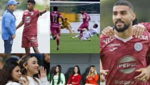Motagua saló el invicto ante Platense gracias a Jhon Kleber, el árbitro favoreció al Ciclón, pero no lo aprovecharon y estas son las bellas chicas en el estadio Excélsior. (FOTOS: Neptalí Romero)