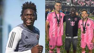 Lesther García lleva cuatro años formándose en la academia del Inter Miami y sigue los pasos de David Ruiz. Fotos cortesía.