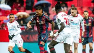 Kervin Arriaga tuvo acción desde el minuto 64 en la valiosa victoria ante el Sevilla y fue clave en el segundo gol. Foto captura de video.