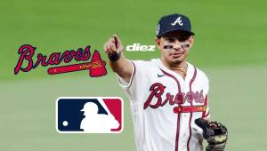 En la defensiva el hondureño Mauricio Dubón ha jugado más como campo corto y también de segunda base. Foto cortesía Atlanta Braves.