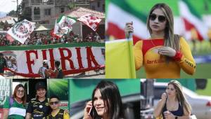 Aficionados de ambos equipos llegaron al Yankel Rosenthal, las hermosas aficionadas que robaron suspiros y el exfutbolista que sorprendió en la previa: así fue el ambientazo en la previa del Marathón-Real España.