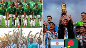 La selección de Argentina viene de conquistar el título de la Copa del Mundo tras vencer a Francia en la tanda de los penales.
