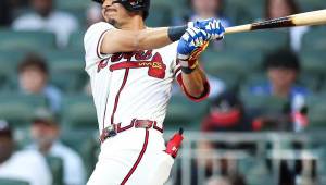 El pelotero hondureño Mauricio Dubón tuvo otra bonita tarde haciendo un triple en el triufo de los Bravos de Atlanta sobre los Philadelphia Pillies.