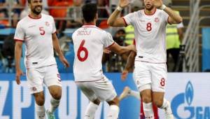 El conjunto tunecino se despidió con un triunfo de Rusia 2018. Foto: AFP.
