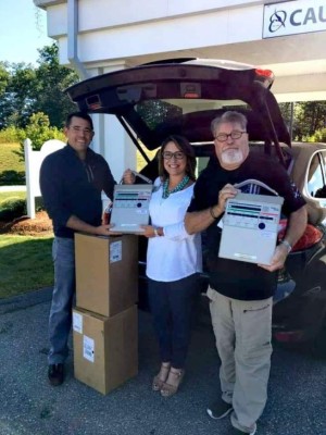 Llegan a Honduras respiradores donados por ex nadador para la lucha contra el coronavirus