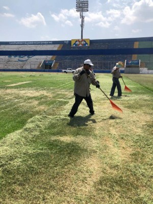 El estadio Nacional por fin recibe mantenimiento en medio de la crisis del coronavirus