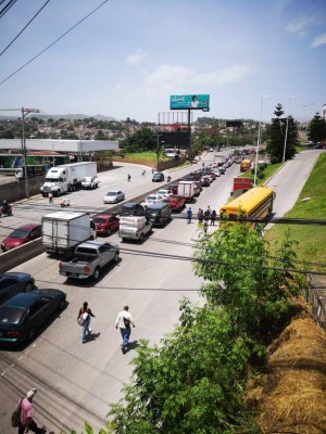 FOTOS: Así luce Honduras con el paro nacional de transporte