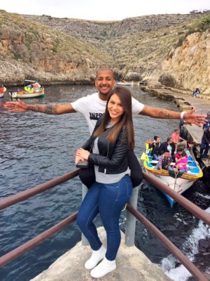 Ohrane, la brasileña infartante que conquistó a Leandro Motta, jugador de Olimpia