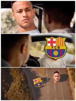 Neymar y su padre, atacados con duros memes tras su decisión de no seguir en Barcelona