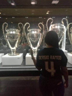 Gaby Perdomo, la guapa seguidora del Real Madrid y fanática de Sergio Ramos