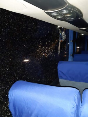 ¡Repudiable! Las imágenes del ataque del autobús del Motagua por aficionados de Olimpia