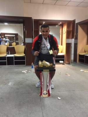 El festejo íntimo de los jugadores del Olimpia tras ganar la copa de Liga Concacaf