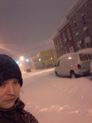 Fotos: Así viven hondureños la gran nevada en Estados Unidos