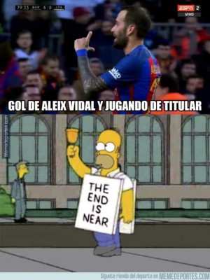 ¡Paliza del Barcelona y los memes no tardan en llegar!