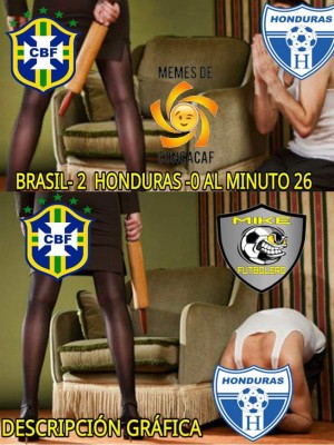 ¡Destrozan en memes a Honduras por goleada de Brasil en el Maracaná!