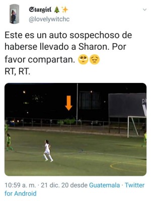 Buenas noticias: así fue encontrada con vida Sharon Santa Cruz, promesa del fútbol femenino en Guatemala