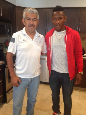 Romell Quioto y su día en las instalaciones del Vancouver Whitecaps