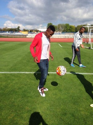 Romell Quioto y su día en las instalaciones del Vancouver Whitecaps