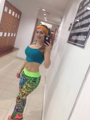 Arcelia Bravo, la modelo venezolana que se desnudó por el gane de México a USA